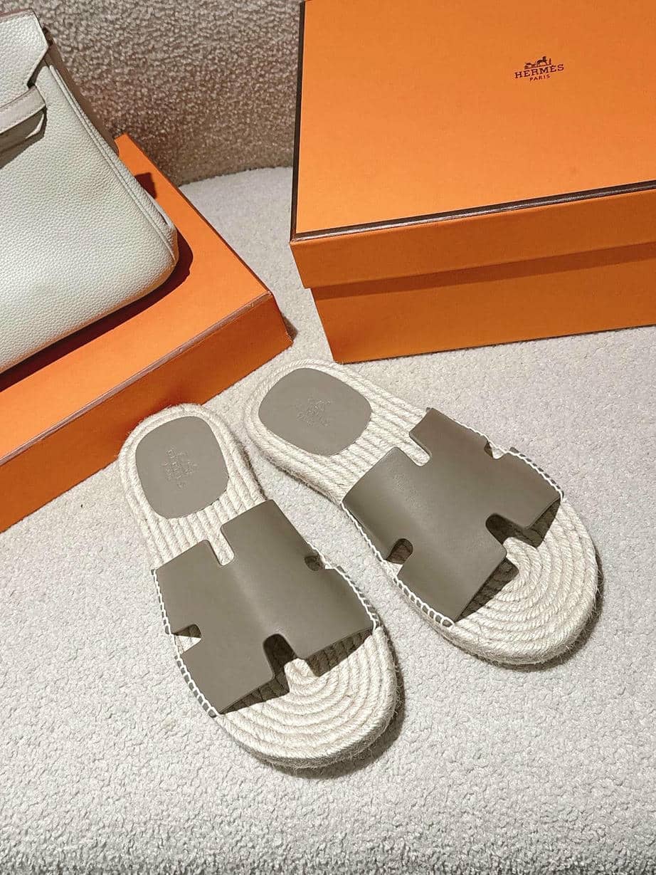 Hermes Man Straw Sandal-8